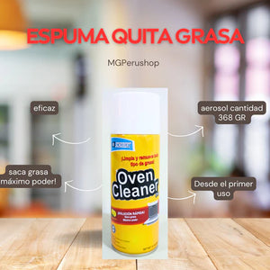 (2x1) OVEN CLEANER - ESPUMA QUITA GRASA